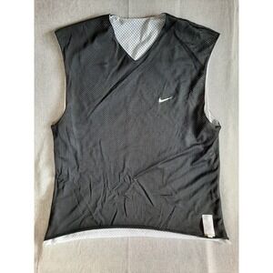 Nike Men Large Breathable Outdoor vNeck Jersey Tank Tops Double Side Fabric USA!